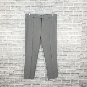 MR TURK Men's Slim fit Houndstooth Trouser Pants Black white size 36